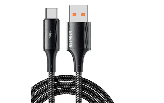 Essager Es-x45 6a 120w Usb-a To Type-c Cable Fast Charging Data Transmission Copper Core Line 1m 2m Long For Iphone 15 1