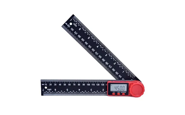Etopoo 200mm 300mm 360 Lcd Display Carbon Fiber Digital Angle Ruler Inclinometer Electron Goniometer Protractor Angle F