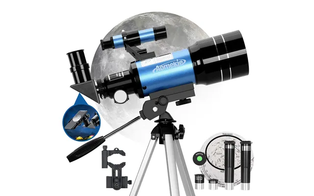 Eu Direct Aomekie Ao2001 Astronomical Telescope 70mm For Kids 150x Powerful Astronomical Telescope With Smartphone Ada