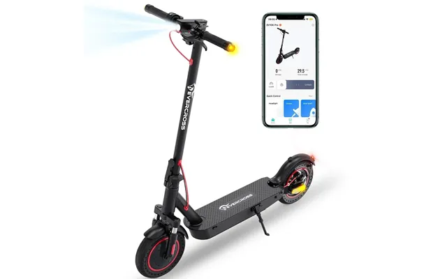 Eu Direct Evercross Ev10k Pro Electric Scooter 36v 11.4ah Battery 500w Motors 10inch Solid Tires 30-40km Max Mileage 1