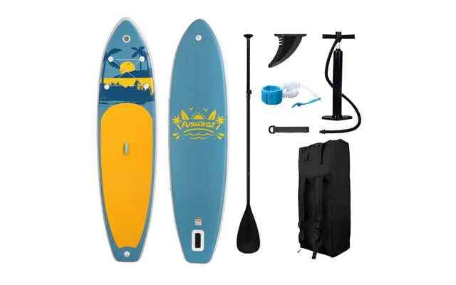 Eu Direct Funwater 335cm Large Size Inflatable Stand Up Paddle Board Surfboard Complete Paddleboard Accessories Adjust