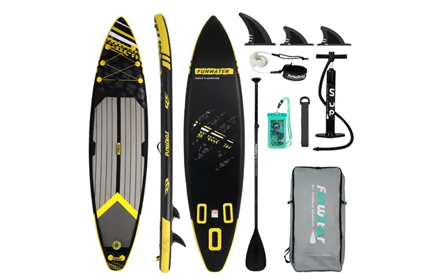 Eu Direct Funwater 350cm Large Size Inflatable Stand Up Paddle Board Surfboard Complete Paddleboard Accessories Adjust