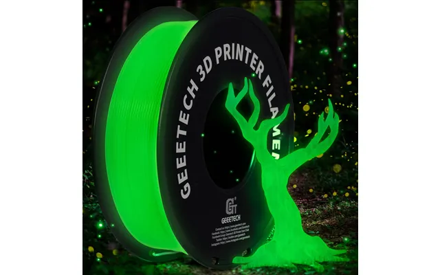Eu Direct Geeetech Glow Pla Green 1.75mm 1kg Glow In Dark Green For 3d Printing Night Light Luminous Color 3d Printer