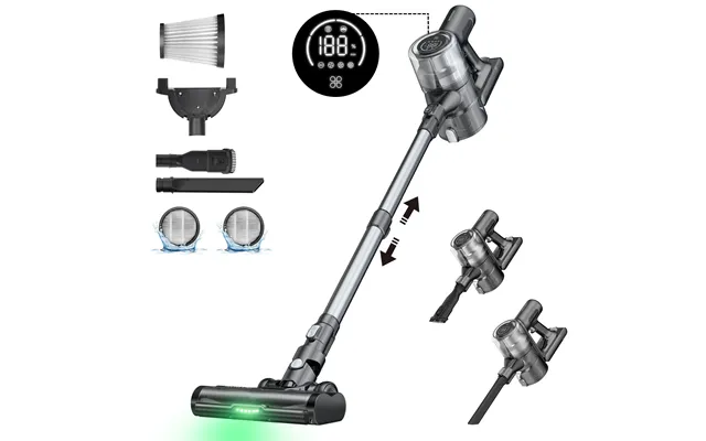 Eu Direct Proscenic P13 Cordless Vacuum Cleaner - 35kpa Suction Stick Vacuum With Led Display