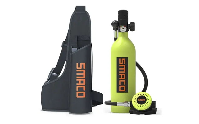 Eu Direct Smaco S400plus 1l Mini Scuba Tank Diving Oxygen Cylinder Underwater Exploration Emergency Rescue Professiona
