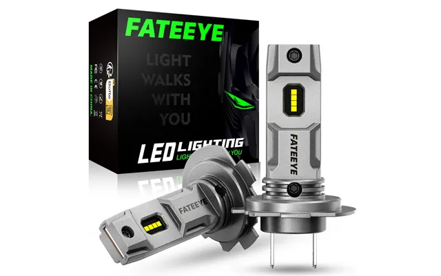 Fateeye A700-f8 H7 6500k 2pcs 50w Car Headlight Led Bulbs 10000lm Waterproof 12v-24v Led Front Headlamp White Light