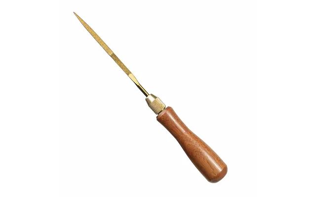 File With Solid Wood Handle Cutting With Heavy-duty Gold-plated Diamond Files Lightweight Compact Design