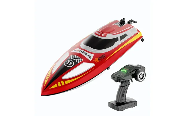 Flytec V003 Rtr 2.4g 30km H Rc Boat High Speed Competitive Racing Led Lights Waterproof Auto Capsize Reset Self-righting