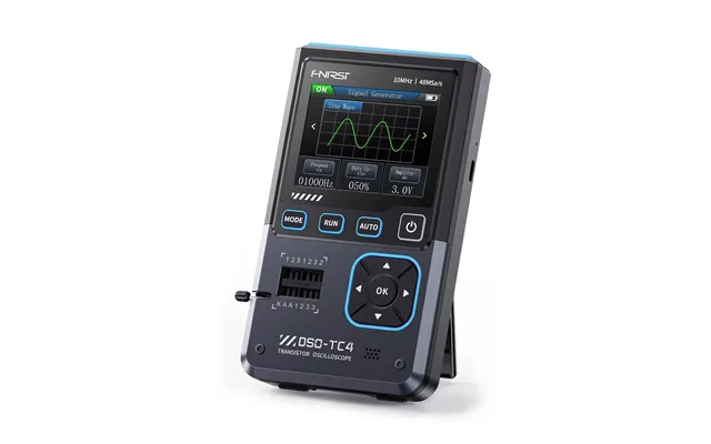 Fnirsi Dso-tc4 3-in-1 Oscilloscope Signal Generator Transistor Tester 48msa S 10mhz Bandwidth Portable Design Rechargeab