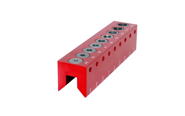 Fonson Woodworking 4mm-12mm Pocket Hole Doweling Jig Self-centering Vertical Drilling Guide Punching Hole Locator