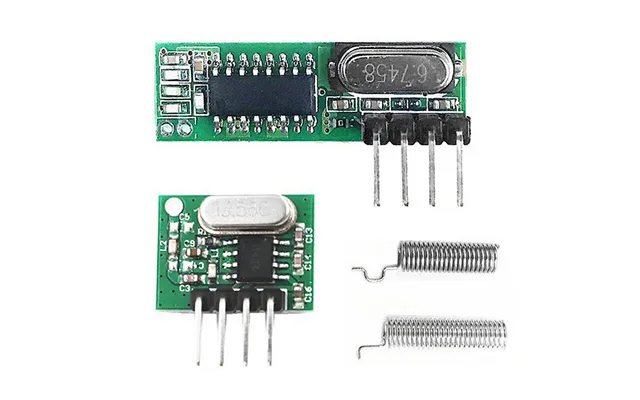 Germa 433mhz Rf Transmitter And Receiver Superheterodyne Ask 433 Mhz Module With Antenna For Arduinouno Wireless Diy Kit