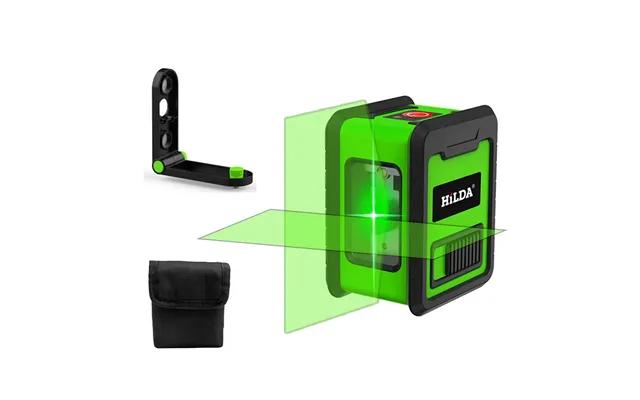 Hilda 2 Lines Green Laser Levels Mini Self Leveling 360 Horizontal Vertical Cross High-precision Gadgets For Carpet Har