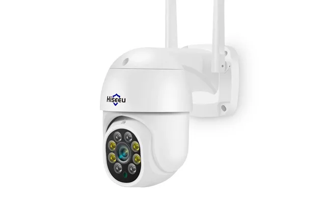 Hiseeu Whd305 5mp Hd 5x Zoom Ptz Wifi Ip Camera Outdoor Security Camera Full Color Night Vision Two-way Audio Motion Det