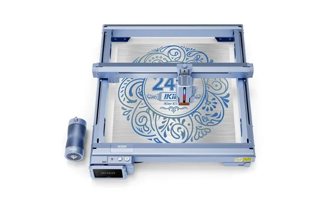Ikier K1 Pro 24w Laser Engraving Machine Engraver With 4.3 Touch Screen 800mm S Ultra Fast Speed Motorized Z-axis Autof