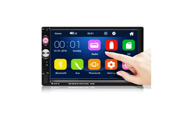 Imars 7023b 7 Inch 2 Din Car Mp5 Player Stereo Radio Fm Usb Aux Hd Bluetooth Touch Screen Support Rear Camera
