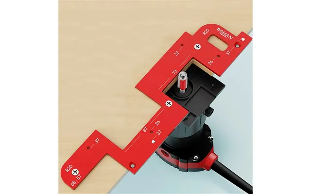 Invisible Embedded Handle Slotting Template Aluminum Alloy Precise Slot Positioning Wardrobe Kitchen Cabinet Door Positi