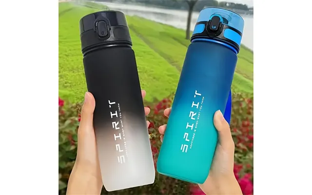 Ipree 1l Large Capacity Sports Water Bottle Leak Proof Colorful Plastic Cup Drinking Outdoor Travel Portable Gym Fitness
