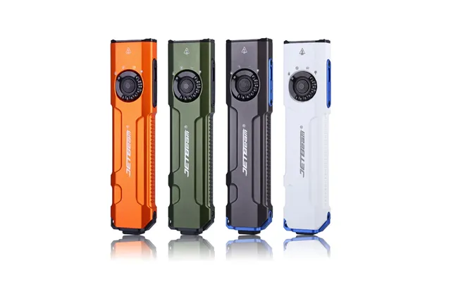 Jetbeam E26 3-in-1 Sst40 2000lm Led Edc Flashlight Uv Detection Light & Green Laser With Battery For Daily Use Outdoor C
