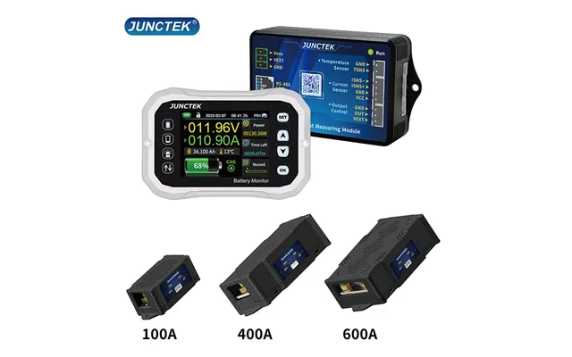 Junctek Bluetooth Battery Monitor Kh110f Kh140f Kh160f Voltage And Current Tester Capacity Indicator Va Battery Gauge