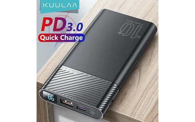Kuulaa 10000mah Qc Pd3.0 Pover Bank Fast Charging Usb External Battery Charger For Iphone 14 13 For Samsung S22 Xiaomi 1
