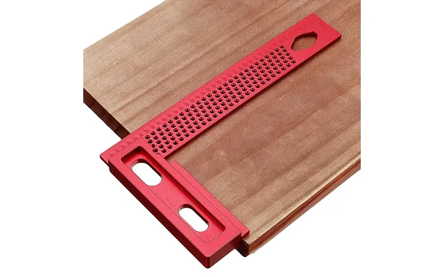 L Type 160 200mm Aluminum Alloy Woodworking Square Hole Positioning Metric Measuring Ruler Carpenter Scriber