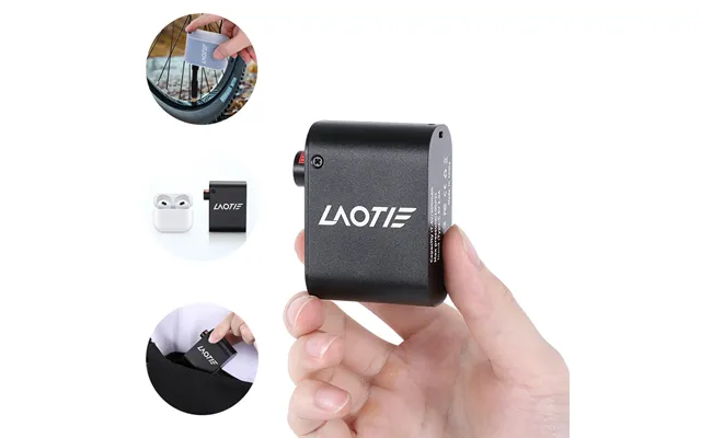 Laotie Z1 Mini Electric Bike-specific Air Pump 100psi 300mah Type-c Fast Rechargeable Portable Pocket Inflator With Sili