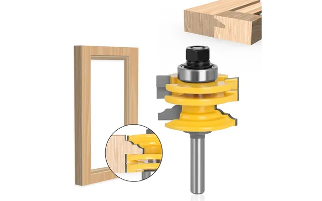 Lavie 1 2 Inch8mm 12mm Shank Ogee Rail And Stile Router Bit Reversible Glass Door Rail & Stile Router Bit For Woodwork