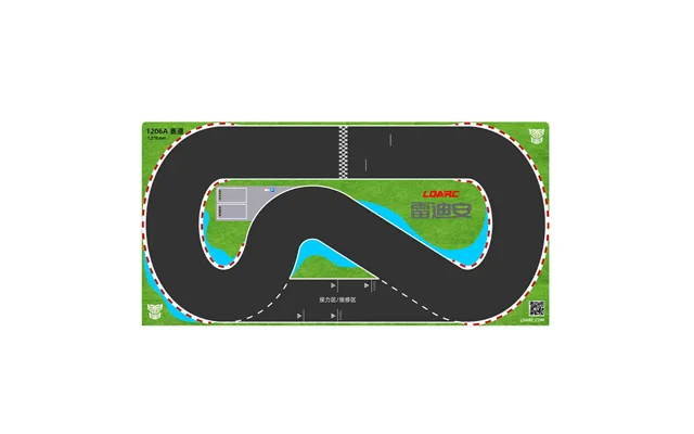 Ldarc X43 V64 Turbo C75 C82 C74 Diatone 3005 1 64 1 72 1 76 Mini Rc Car Parts Race Track Scene Mat 1206a Vehicles Model