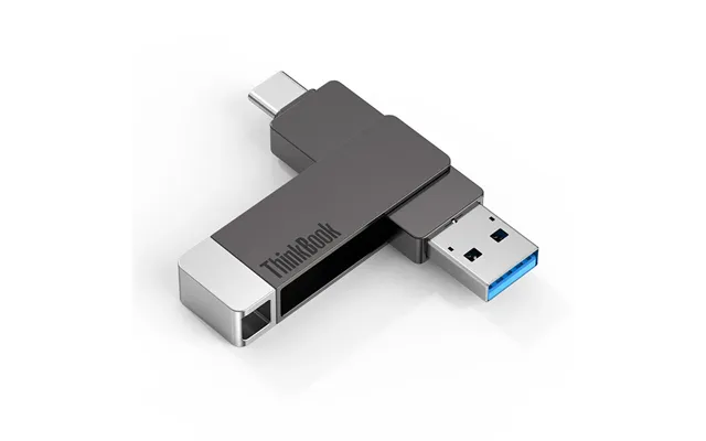 Lenovo Thinkplus Bu100 Type-c & Usb3.2 Flash Drive 512gb 256gb 128gb 64gb High Speed Pendrive 360 Rotary Mobile U Disk