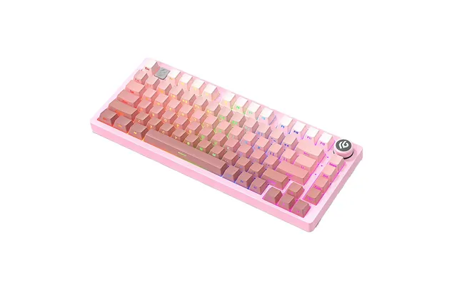 Leobog Hi75 Aluminum Alloy Wired Mechanical Keyboard With Multimedia Knob Gasket Structure Hot Swappable Rgb Type-c 81 K