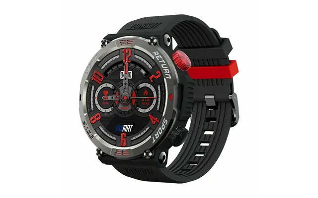 Lokmat Zeus 5 Pro 1.54 Inch Power Metallurgy 5atm Heart Rate Blood Oxygen Blood Pressure Monitor Outdoor Sports Smart Wa