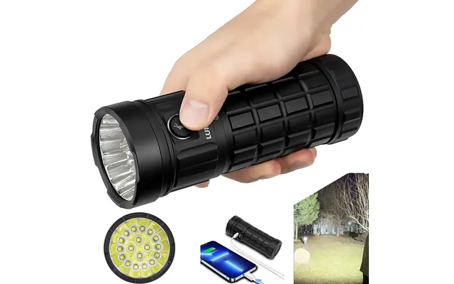 Lumintop Gt18 7000lm Hiph Power Output Led Flashlight With 46950 Battery Power Bank Function Camping Lantern - Usb C Rec