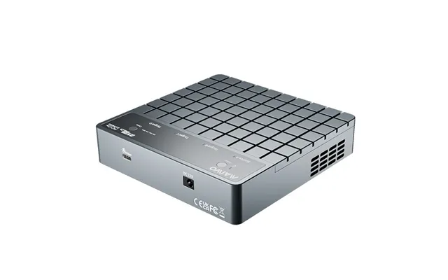 Maiwo K2024 4 Bay M.2 Nvme Ssd Enclosure With Usb4 Port 40gbps High Speed Ssd Case With Colling Fan Support 1-to-3 Offli