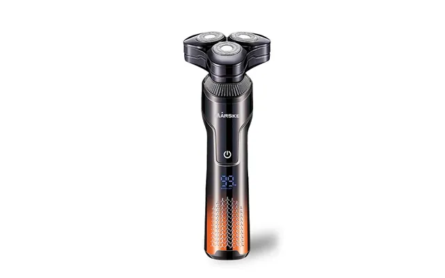 Marske Electric Shaver With Lcd Digital Display Magnetic 3-blade Head Ipx7 Full Body Washable Razor