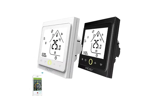 Moes Tuya Wifi Water Electric Floor Heating Thermostat Gas Boiler Temperature Touch Panel Controller Smart Home Voice Co