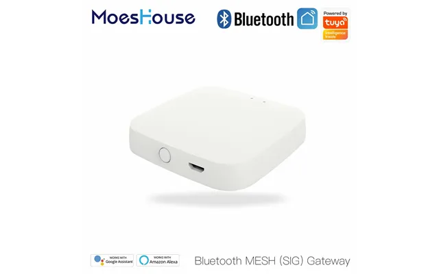 Moes Tuya Wireless Gateway Hub Wired Multi-mode Bridge Bluetooth Remote Controller Mesh Gateway Smart Life App Alexa Goo