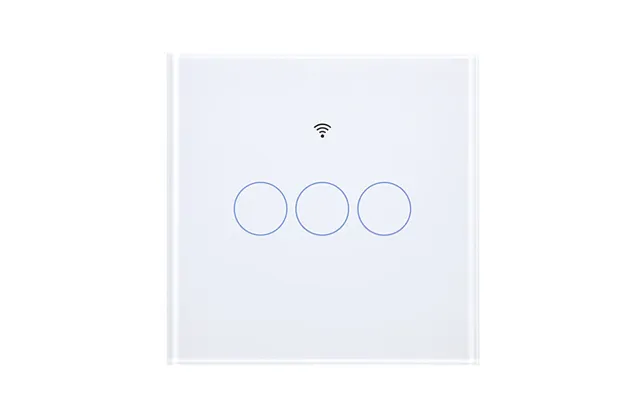 Moes Ws-eu Tuya Matter Wifi Smart Light Switch Glass Touch Control Fireproof Neutral Wire Required Timing Function Voice