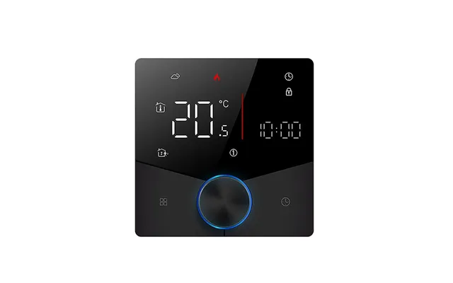 Moeshouse Tuya Wifi Smart Knob Thermostat Gas Boiler Heating Remote Controller Lcd Display Mobile Phone App Control Touc