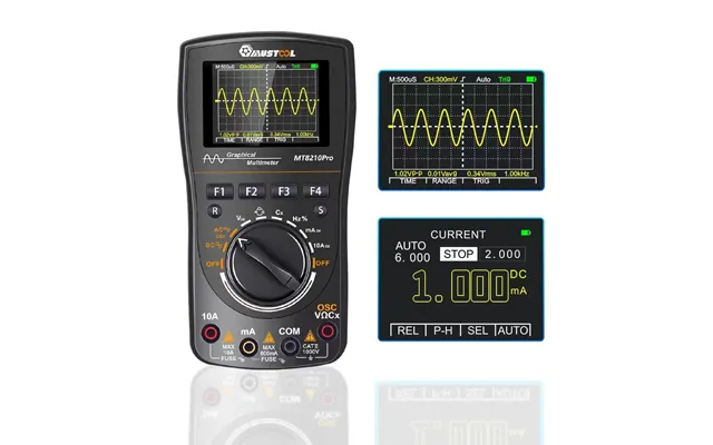 Mustool 10mhz Bandwidth 50msps Sampling Rate Mt8210pro Auto Oscilloscope With High-frequency Testing Acv Precision Measu