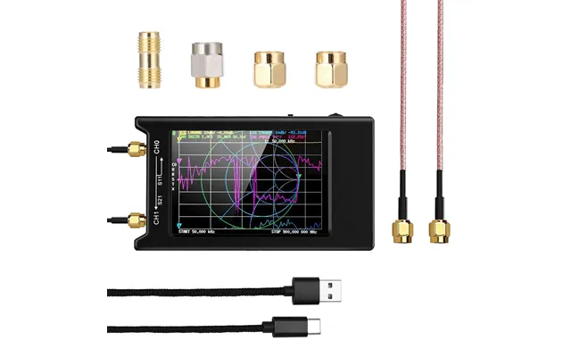 Nanovna-h4 50khz 1.5ghz Vna Hf Vhf Uhf Uv 4-inch Lcd Vector Network Analyzer
