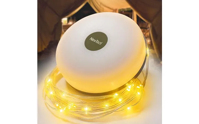 Nextool 2 In 1 Outdoor Camping Lights 7 Lighting Modes 12 Meters 20s Recovery Curly Camping Fairy Lights - Ip67 Waterpro