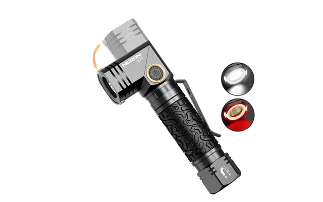 Nicron L71 1500 Lunmens Tactical Flshlights Come With Battery 90 Degree L-shape Working Light Type-c Rechargeable Magnet