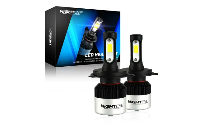 Nighteye A315-s2 Dc 9v-32v Pair Led Car Headlights 6500k Cool White 9000lm Pair Led Headlamp Ip68 Waterproof High Low B