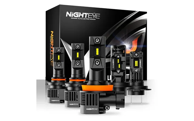 Nighteye Auto Lighting A315-s10 2pcs 6500k White Led Car Headlight Bulbs 22000lm Pair Led Front Headlamp Ip68 Waterproof