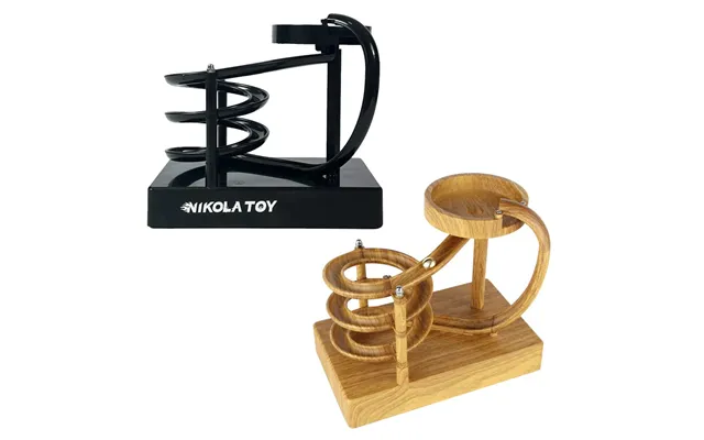 Nikolatoy Electromagnetic Acceleration Perpetual Motion Machine Model Bulit-in Battery Desktop Ornaments Science Discove