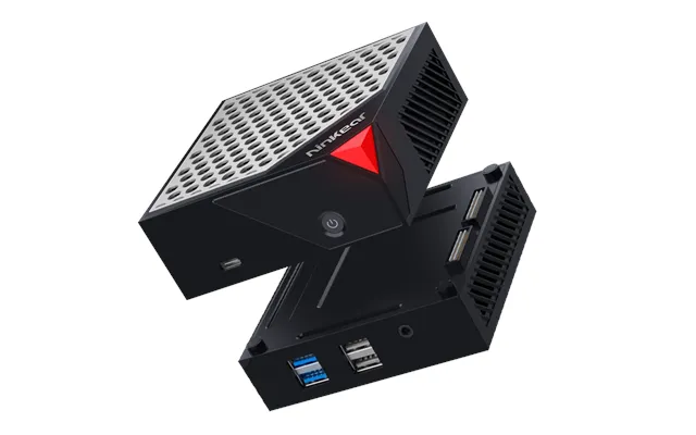 Ninkear Mbox 8 Pro 2 In 1 Modular Magnetic Mini Pc Amd Ryzen 7 8845hs 8 Core 16-thread 32gb Ddr5 1tb Ssd Windows 11 Pro