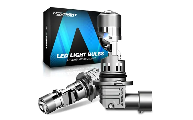 Novsight 2pcs 17000lm 60w Led Car Headlight Bulbs 6500k Bright White Ip68 Waterproof Level Led Headlamp