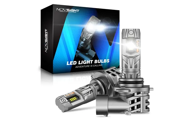 Novsight A500-n63 2pcs 6500k Car Led Headlight Bulbs 20000lm Pair Cool White Ip68 Waterproof Led Headlamp