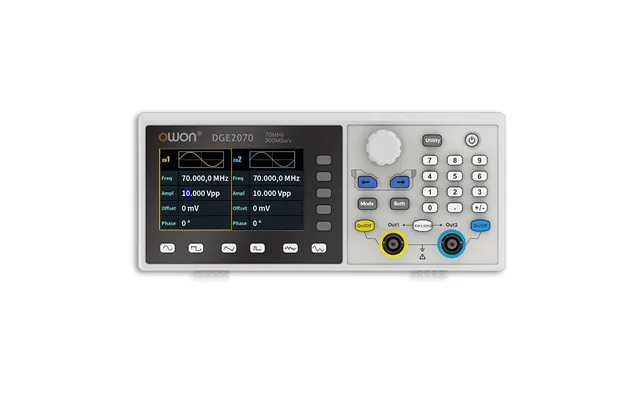 Owon Dge2035 Dge2070 Dual Channels Arbitrary Waveform Generator 35mhz 70mhz 125msa S 300msa S 14bits Frequency Meter