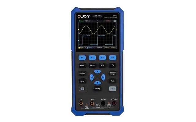 Owon Hds25 Hds25s 25mhz Dual Channel Oscilloscope With Multimeter 250msa S Sampling Rate Lcd Display Waveform Generator